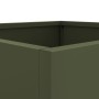 2 cold-rolled steel olive green planters 42x40x39 cm by , Pots and planters - Ref: Foro24-841554, Price: 72,08 €, Discount: %