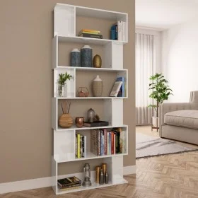 Glossy white shelving/space divider 80x24x192 cm by vidaXL, Bookcases and shelves - Ref: Foro24-800096, Price: 99,60 €, Disco...