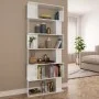 Glossy white shelving/space divider 80x24x192 cm by vidaXL, Bookcases and shelves - Ref: Foro24-800096, Price: 99,60 €, Disco...