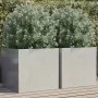 Pflanzgefäße 2 Stück Edelstahl silber 49x47x46 cm von , Töpfe und Pflanzgefäße - Ref: Foro24-841568, Preis: 139,53 €, Rabatt: %