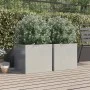 Jardineras 2 unidades acero inoxidable plateado 49x47x46 cm de , Maceteros y jardineras - Ref: Foro24-841568, Precio: 139,53 ...