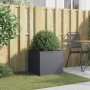 Anthracite cold rolled steel planter 49x47x46 cm by , Pots and planters - Ref: Foro24-841563, Price: 63,10 €, Discount: %