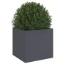 Anthracite cold rolled steel planter 49x47x46 cm by , Pots and planters - Ref: Foro24-841563, Price: 59,59 €, Discount: %