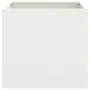 Cold-rolled white steel planter 49x47x46 cm by , Pots and planters - Ref: Foro24-841561, Price: 56,70 €, Discount: %