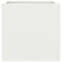 Cold-rolled white steel planter 49x47x46 cm by , Pots and planters - Ref: Foro24-841561, Price: 56,70 €, Discount: %