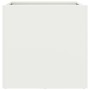 Kaltgewalztes Stahl-Pflanzgefäß weiß 49x47x46 cm von , Töpfe und Pflanzgefäße - Ref: Foro24-841561, Preis: 57,68 €, Rabatt: %
