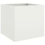 Cold-rolled white steel planter 49x47x46 cm by , Pots and planters - Ref: Foro24-841561, Price: 56,70 €, Discount: %