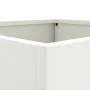 Cold-rolled white steel planter 49x47x46 cm by , Pots and planters - Ref: Foro24-841561, Price: 56,70 €, Discount: %