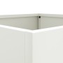 Kaltgewalztes Stahl-Pflanzgefäß weiß 49x47x46 cm von , Töpfe und Pflanzgefäße - Ref: Foro24-841561, Preis: 57,68 €, Rabatt: %
