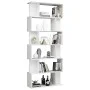 Glossy white shelving/space divider 80x24x192 cm by vidaXL, Bookcases and shelves - Ref: Foro24-800096, Price: 99,60 €, Disco...
