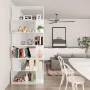 Glossy white shelving/space divider 80x24x192 cm by vidaXL, Bookcases and shelves - Ref: Foro24-800096, Price: 99,60 €, Disco...
