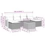 7-piece garden dining set and black synthetic rattan cushions by , Garden sets - Ref: Foro24-3260305, Price: 412,28 €, Discou...