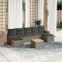 8-piece garden sofa set and gray synthetic rattan cushions by , Garden sets - Ref: Foro24-3260324, Price: 460,45 €, Discount: %