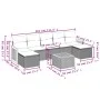 8-piece garden sofa set and gray synthetic rattan cushions by , Garden sets - Ref: Foro24-3260324, Price: 460,45 €, Discount: %