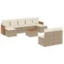 Set Gartensofas mit beigen Kissen 10 Stück synthetisches Rattan von , Gartensets - Ref: Foro24-3260462, Preis: 639,05 €, Raba...