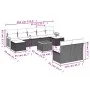 Set Gartensofas mit beigen Kissen 10 Stück synthetisches Rattan von , Gartensets - Ref: Foro24-3260462, Preis: 639,05 €, Raba...