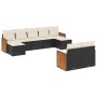 8-piece garden sofa set with black synthetic rattan cushions by , Garden sets - Ref: Foro24-3260481, Price: 544,69 €, Discoun...