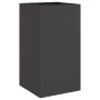 Pflanzkübel aus kaltgewalztem Stahl in Schwarz 42x38x75 cm von , Töpfe und Pflanzgefäße - Ref: Foro24-841577, Preis: 71,31 €,...