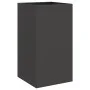 Pflanzkübel aus kaltgewalztem Stahl in Schwarz 42x38x75 cm von , Töpfe und Pflanzgefäße - Ref: Foro24-841577, Preis: 71,31 €,...