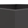 Pflanzkübel aus kaltgewalztem Stahl in Schwarz 42x38x75 cm von , Töpfe und Pflanzgefäße - Ref: Foro24-841577, Preis: 71,31 €,...