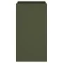 Pflanzgefäß aus kaltgewalztem Stahl olivgrün 42x38x75 cm von , Töpfe und Pflanzgefäße - Ref: Foro24-841580, Preis: 63,32 €, R...