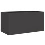 Pflanzkübel aus kaltgewalztem Stahl in Schwarz 62x30x29 cm von , Töpfe und Pflanzgefäße - Ref: Foro24-841589, Preis: 56,80 €,...