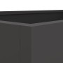 Pflanzkübel aus kaltgewalztem Stahl in Schwarz 62x30x29 cm von , Töpfe und Pflanzgefäße - Ref: Foro24-841589, Preis: 56,80 €,...