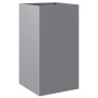 Pflanzgefäß aus verzinktem Stahl in Silber 42x38x75 cm von , Töpfe und Pflanzgefäße - Ref: Foro24-841582, Preis: 58,46 €, Rab...