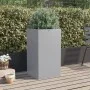 Galvanized silver steel planter 42x38x75 cm by , Pots and planters - Ref: Foro24-841582, Price: 56,14 €, Discount: %