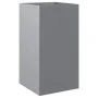 Galvanized silver steel planter 42x38x75 cm by , Pots and planters - Ref: Foro24-841582, Price: 56,14 €, Discount: %