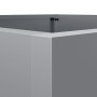 Pflanzgefäß aus verzinktem Stahl in Silber 42x38x75 cm von , Töpfe und Pflanzgefäße - Ref: Foro24-841582, Preis: 58,46 €, Rab...