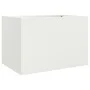 Kaltgewalztes Stahl-Pflanzgefäß weiß 62x40x39 cm von , Töpfe und Pflanzgefäße - Ref: Foro24-841596, Preis: 54,39 €, Rabatt: %