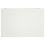 Jardinera de acero laminado en frío blanco 62x40x39 cm