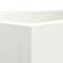 Kaltgewalztes Stahl-Pflanzgefäß weiß 62x40x39 cm von , Töpfe und Pflanzgefäße - Ref: Foro24-841596, Preis: 54,39 €, Rabatt: %
