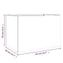 Kaltgewalztes Stahl-Pflanzgefäß weiß 62x40x39 cm von , Töpfe und Pflanzgefäße - Ref: Foro24-841596, Preis: 54,39 €, Rabatt: %