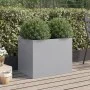 Galvanized silver steel planter 62x47x46 cm by , Pots and planters - Ref: Foro24-841606, Price: 61,20 €, Discount: %