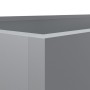 Pflanzgefäß aus verzinktem Stahl in Silber 62x47x46 cm von , Töpfe und Pflanzgefäße - Ref: Foro24-841606, Preis: 61,20 €, Rab...