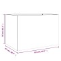 Jardinera de acero galvanizado plateado 62x47x46 cm de , Maceteros y jardineras - Ref: Foro24-841606, Precio: 61,98 €, Descue...