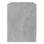 Betongrauer Nachttisch aus Holzwerkstoff, 45 x 34,5 x 44,5 cm von vidaXL, Nachttische - Ref: Foro24-809853, Preis: 46,69 €, R...