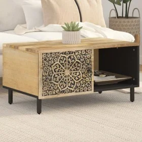 Couchtisch aus massivem Mangoholz 80x50x40 cm von , Couchtisch - Ref: Foro24-358216, Preis: 96,36 €, Rabatt: %