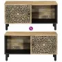 Solid mango wood coffee table 80x50x40 cm by , Coffee table - Ref: Foro24-358216, Price: 96,36 €, Discount: %