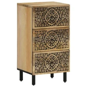 Solid mango wood auxiliary cabinet 40x33x75 cm by , Sideboards - Ref: Foro24-358235, Price: 151,06 €, Discount: %
