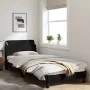 Bed frame with black fabric headboard 90x190 cm by , Beds and slatted bases - Ref: Foro24-373087, Price: 129,86 €, Discount: %