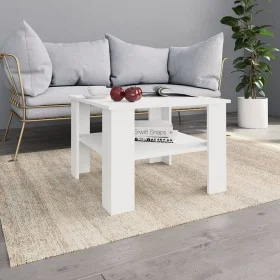 Couchtisch aus weißem Sperrholz, 60 x 60 x 42 cm von vidaXL, Couchtisch - Ref: Foro24-800207, Preis: 43,41 €, Rabatt: %