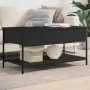 Couchtisch aus Holzwerkstoff und schwarzem Metall, 100 x 50 x 50 cm von , Couchtisch - Ref: Foro24-845346, Preis: 65,95 €, Ra...