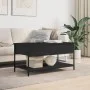 Couchtisch aus Holzwerkstoff und schwarzem Metall, 100 x 50 x 50 cm von , Couchtisch - Ref: Foro24-845346, Preis: 65,95 €, Ra...