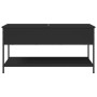 Engineered wood and black metal coffee table 100x50x50 cm by , Coffee table - Ref: Foro24-845346, Price: 66,76 €, Discount: %