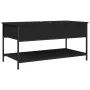 Couchtisch aus Holzwerkstoff und schwarzem Metall, 100 x 50 x 50 cm von , Couchtisch - Ref: Foro24-845346, Preis: 65,95 €, Ra...