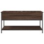 Mesa de centro madera ingeniería metal marrón 100x50x50 cm de , Mesas de centro - Ref: Foro24-845350, Precio: 65,56 €, Descue...