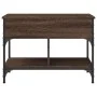 Couchtisch Ingenieurwesen Holz Metall braune Eiche 70x50x50 cm von , Couchtisch - Ref: Foro24-845365, Preis: 69,07 €, Rabatt: %